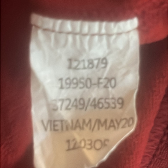 REI Men's Red Fleece 1/4 Zip Pullover Size M - Picture 6 of 6